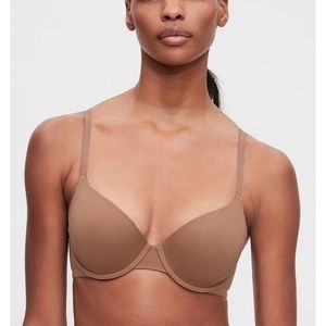 🌺GAP Bare natural double knit plunge  bra